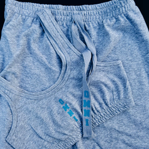 French Terry Unisex Shorts (Blue)